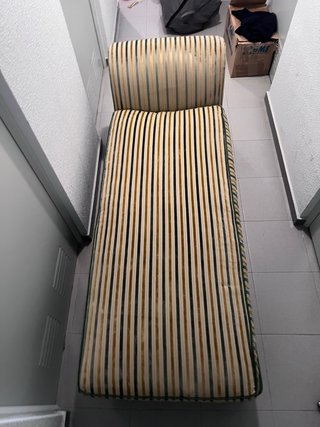 Chaise Longue Beige e Dorato Maison du Monde