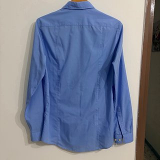 Camicia H&M azzurra slim S