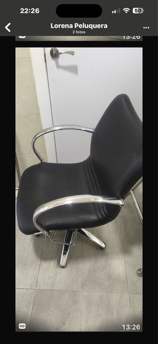 2 Sillones de Peluquería Negros