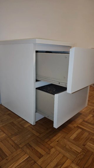 Comodino IKEA MALM Bianco