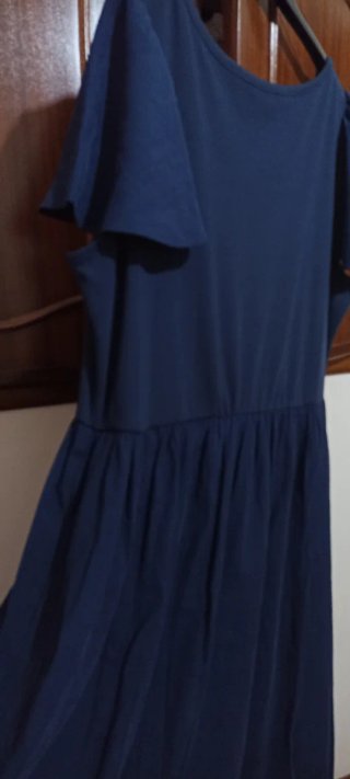 Abito lungo blu taglia 5XL