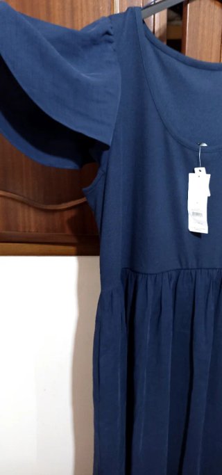 Abito lungo blu taglia 5XL
