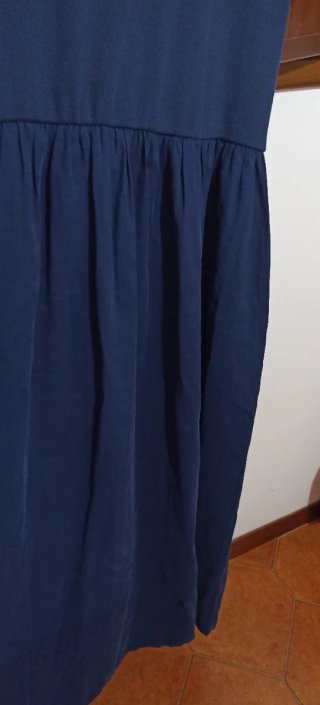 Abito lungo blu taglia 5XL