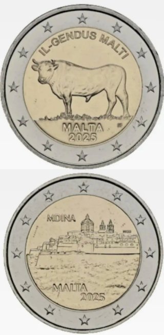 MALTA 2025 CONMEMORATIVAS S/C