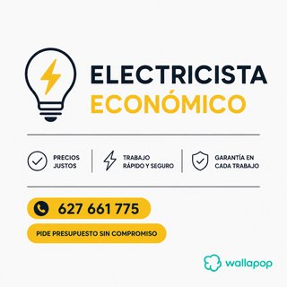 Electricista Económico - 627 661 775