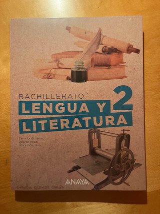 Libro de Lengua y Literatura de 2 de Bachillerato