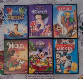 Lote 6 Películas Disney DVD (Español)