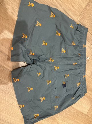 Bañador Scalpers calaveras naranja