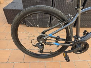 Bicicleta Rockrider Gris