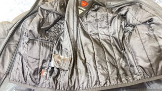 Chaqueta de cuero Dainese moto mujer