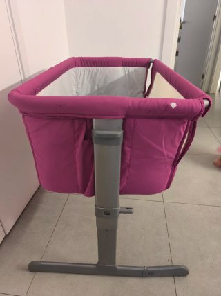 Cuna colecho Chicco Next2me fucsia