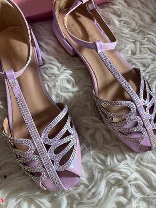 Bailarinas ALMA EN PENA Morado/Plata