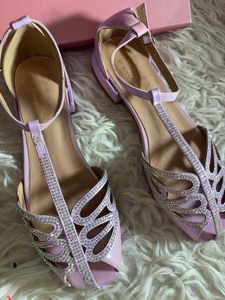 Bailarinas ALMA EN PENA Morado/Plata