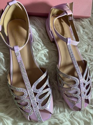 Bailarinas ALMA EN PENA Morado/Plata