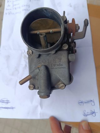 Carburador R8,R 10,  2 CV