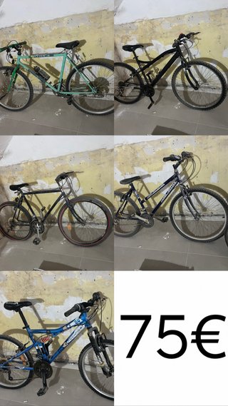 Lote 5 Bicicletas Montaña.