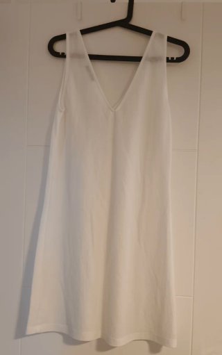 Vestido blanco Mango