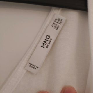 Vestido blanco Mango