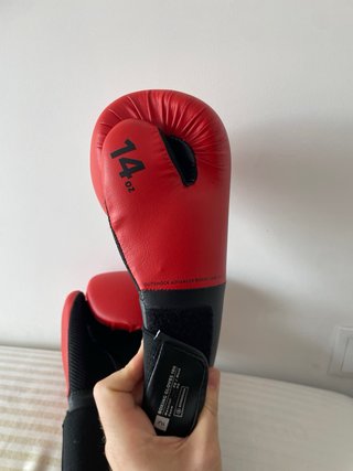 Guantes Boxeo Rojos - 14 Oz
