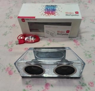 Mini Altavoz Bluetooth Transparente