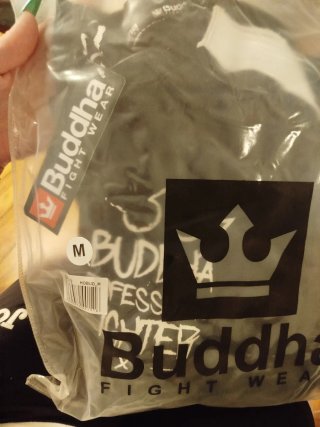 Sudadera Buddha Fighter Negra nueva