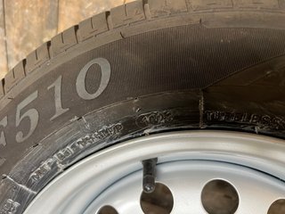 Llanta 155/80R13 4x100 para remolque