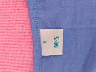 Blusa meia manga azul