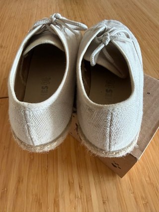 Zapatos niño color beige talla 35, de tela