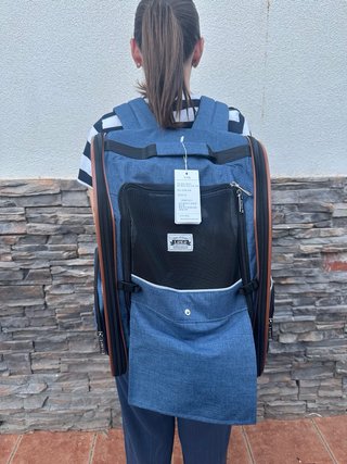 Mochila transportín gato/perro extensible