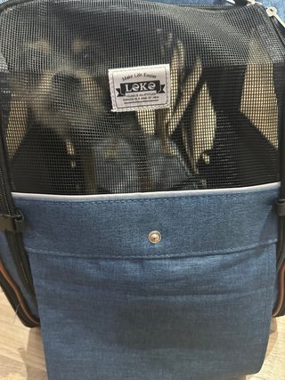 Mochila transportín gato/perro extensible