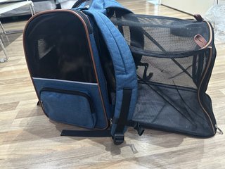Mochila transportín gato/perro extensible
