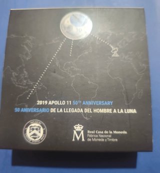 10€ 50 Aniversario Llegada Luna 2019