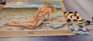 Kit Mezzo Punto Ragazza  sulla Spiaggia