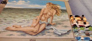 Kit Mezzo Punto Ragazza  sulla Spiaggia