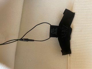 Falda punto joya abalorios, Zara