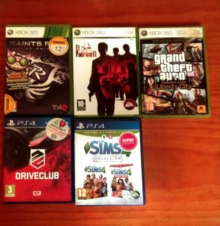 Lote Videojuegos PS4 y XBOX 360