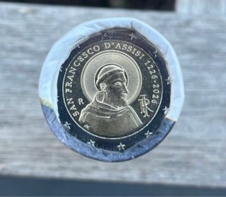2€ Italia 2026 San Francisco de Asis