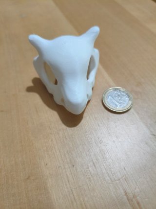 Impresión 3D Calavera Cubone Pokémon
