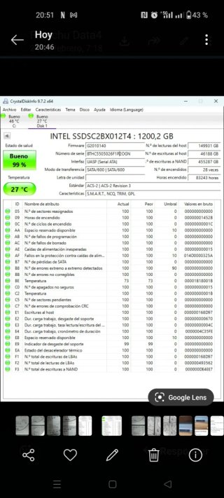 2 SSD Intel DC S3610 1.2TB