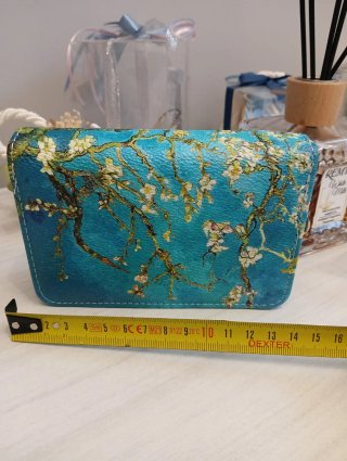 Portafoglio con stampa floreale