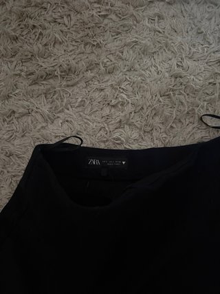 Falda pantalón vestir negra