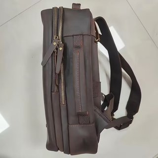 Mochila Piel Vaca cuero genuino