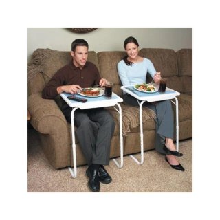 Mesa Plegable Ajustable Multiusos para Sofá y Cama