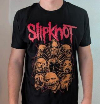 CAMISETA NEGRA - SLIPKNOT - TALLA XL y más...