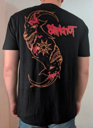 CAMISETA NEGRA - SLIPKNOT - TALLA XL y más...