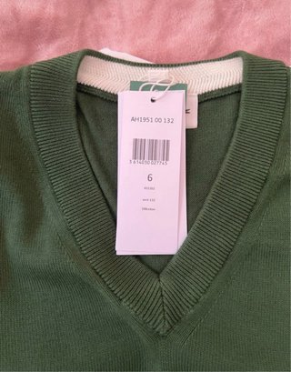 Jersey Lacoste Classic Fit – Verde – Talla 6 / XL