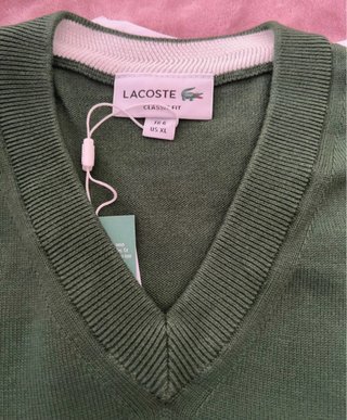 Jersey Lacoste Classic Fit – Verde – Talla 6 / XL