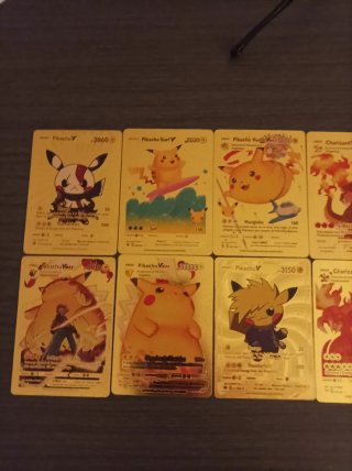 Cartas Pokémon Doradas