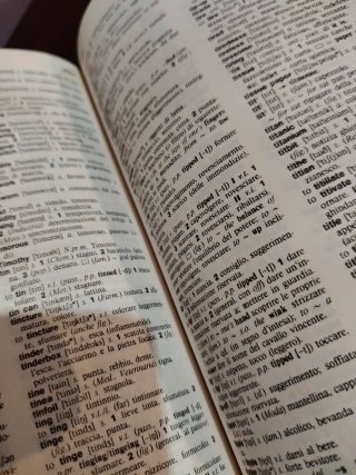 Vocabolario italiano/inglese -  inglese/italiano