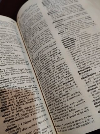Vocabolario italiano/inglese -  inglese/italiano